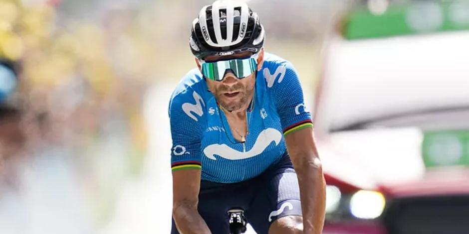 El ciclista español Alejandro Valverde, ganador del Campeonato Mundial en Ruta 2018, fue atropellado mientras entrenaba.