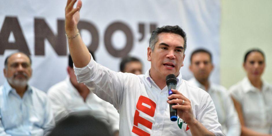 Alejandro Moreno, dirigente nacional del PRI.