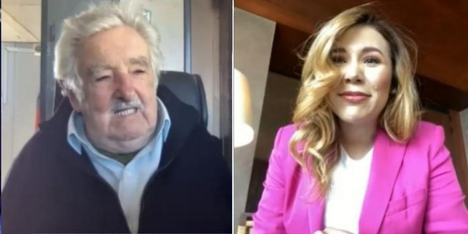 Marina del Pilar y Pepe Mujica, expresidente de Uruguay, abordan historia de la izquierda en América Latina.
