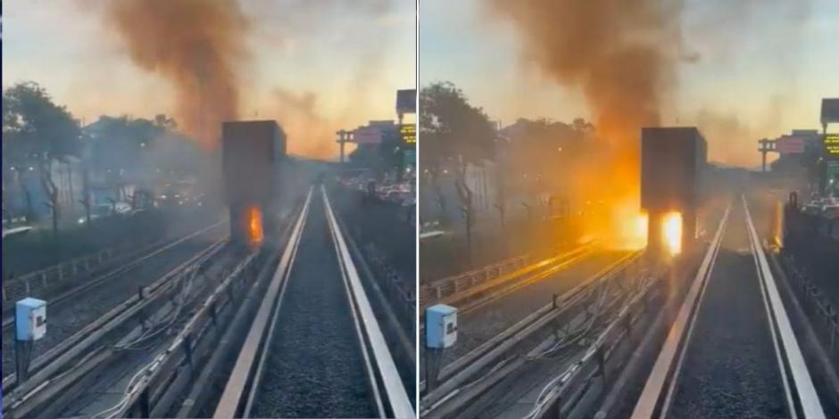 Metro de CDMX: Así fue el incendio por el cual suspendieron el servicio en la Línea 2 (VIDEO).