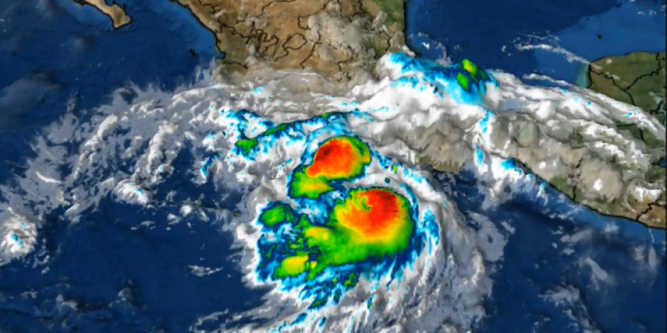 Bonnie se intensificó este martes a huracán categoria 3