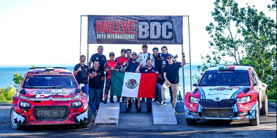 Los mexicanos Ricardo Cordero y Marco Hernández ganaron el FIA NACAM Rally en Canadá.