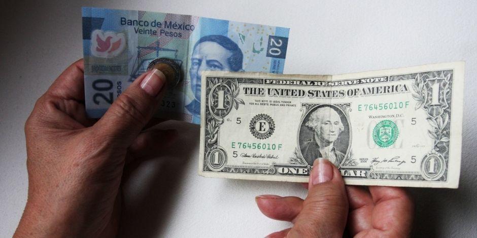 Peso mexicano registra apreciación de 5.09% en 2022, la mayor desde 2019