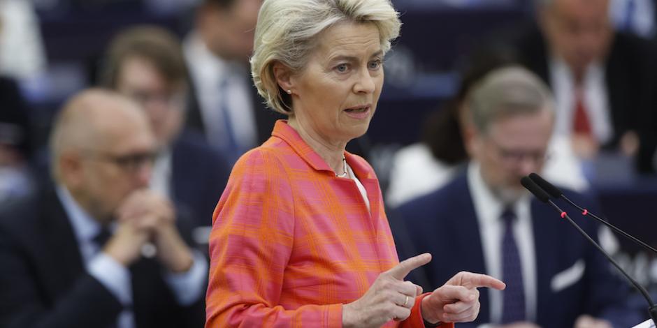 La líder regional advierte al parlamento europeo el riesgo que corre el bloque.