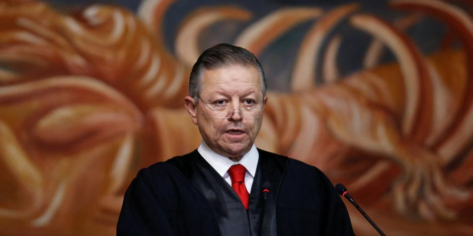 Arturo Zaldívar, ministro presidente de la Suprema Corte de Justicia de la Nación.