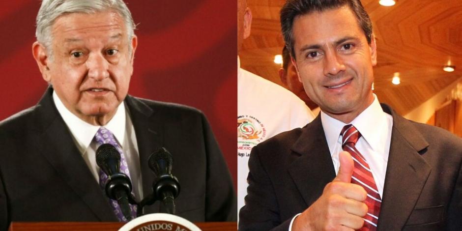 AMLO garantizó que su gobierno no perseguirá al expresidente Peña Nieto