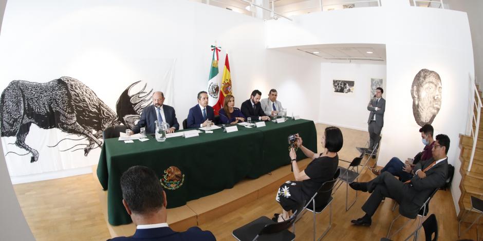 Rueda de prensa Gobernador Quintana Roo - Madrid
