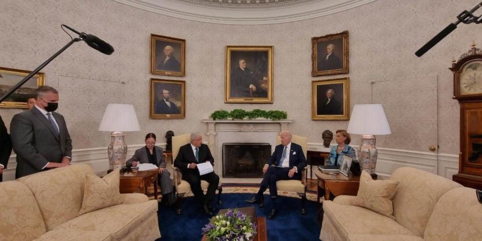Andrés Manuel López Obrador, Presidente de México, se reunió con Joe Biden, Presidente de Estados Unidos, en la Casa Blanca. 