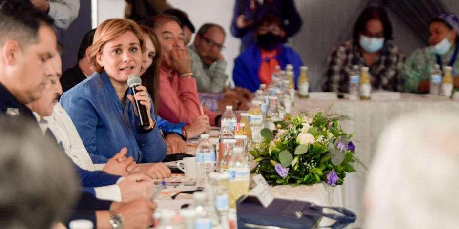 La gobernadora Maru Campos Galván encabezó la primera reunión de la Mesa de Diálogo Social de Justicia y Reconciliación.