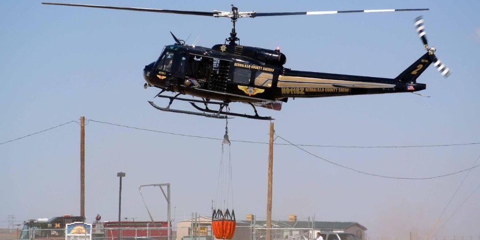 Helicóptero se estrelló en Nuevo México, EU.