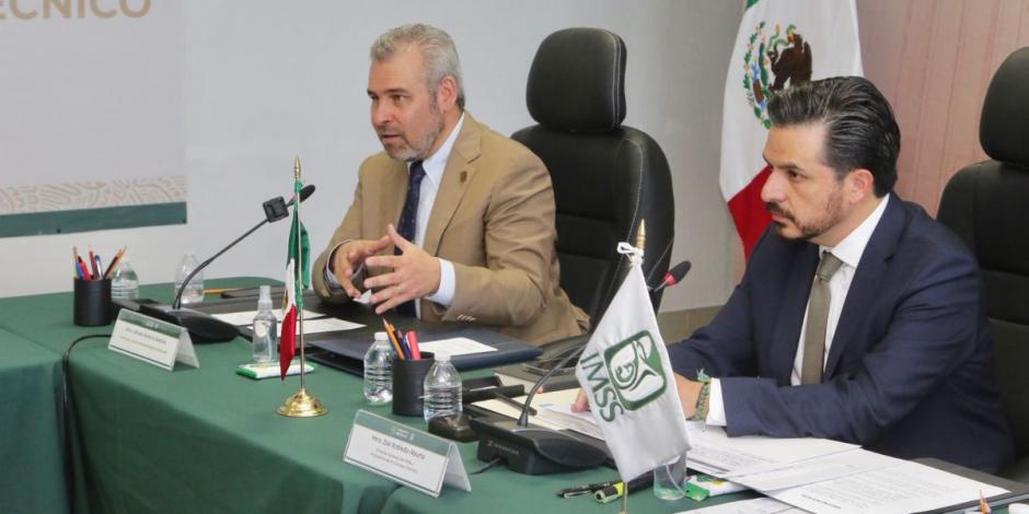 Michoacán, con las mejores condiciones logísticas para operar oficinas del IMSS: Ramírez Bedolla