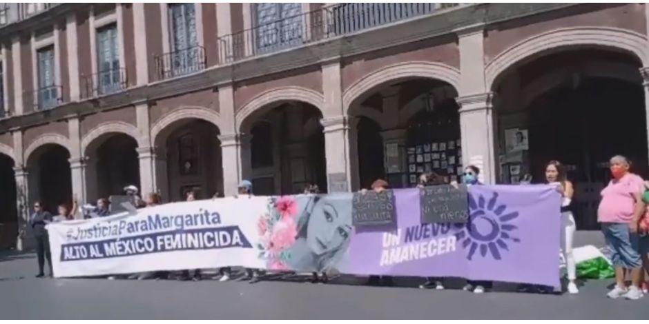 Colectivos feministas exigieron justicia para Margarita.