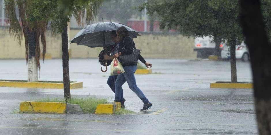 Una tarde de lluvia en Monterrey, Nuevo León