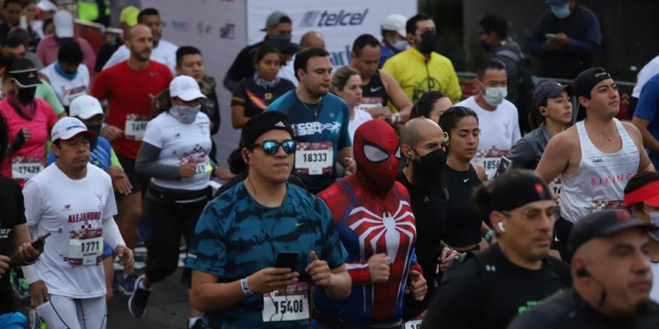 "El Medio Maratón inicia en El Caballito, en Reforma y va a ser por todo Reforma", señaló Claudia Sheinbaum.