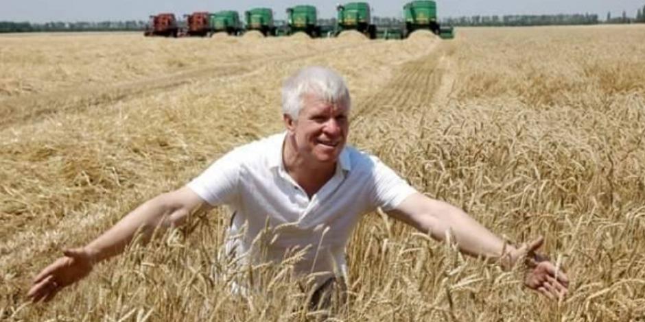 En la imagen: Oleksi Vadaturski, el mayor empresario de cereales de Ucrania que murió durante un bombardeo ruso.