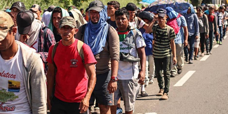Nueva caravana migrante desde Centroamérica.