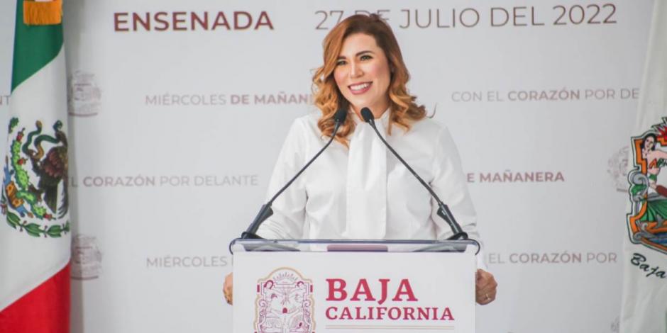 La gobernadora de Baja California destacó el trabajo y la coordinación de las autoridades competentes, para lograr que la calidad del agua de la planta de tratamiento de aguas residuales “El Gallo” cumpla con los niveles permitidos.