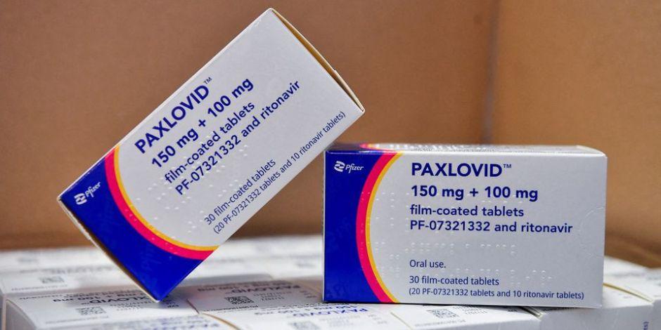 Tratamiento Paxlovid contra COVID-19.