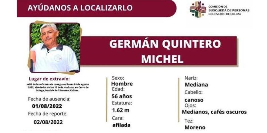 Desapareció trabajador de la Conagua en Colima.