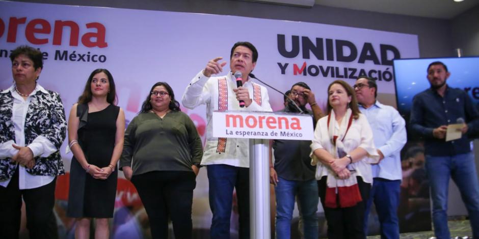 Mario Delgado, dirigente nacional de Morena, reprocha a críticos del proceso interno del guinda.