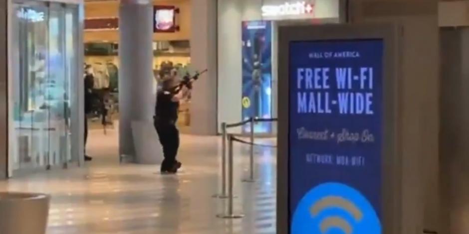 Reportan supuesto tiroteo en centro comercial "Mall of America", en Minnesota, Estados Unidos.