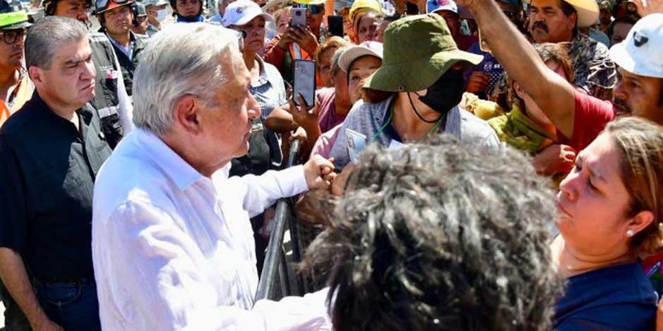 AMLO pide celeridad en el rescate de 10 mineros en Sabinas, Coahuila