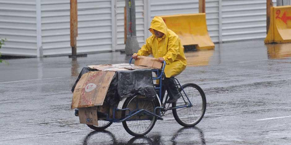 Activan alerta amarilla por fuertes lluvias y caída de granizo en siete alcaldías de la CDMX