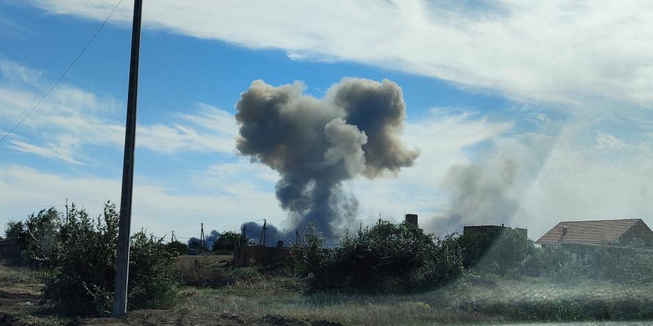 Agencias internacionales dieron cuenta de las explosiones en Crimea.