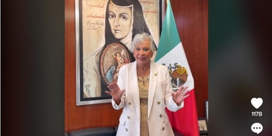 La presidenta de la Mesa Directiva del Senado de la República, Olga Sánchez Cordero, negó estar interesada en la candidatura presidencial o en la Jefatura de Gobierno de la Ciudad de México