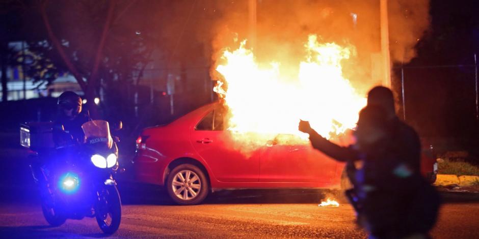 En Jalisco y Guanajuato se reportaron quema de vehículos tras operativo contra grupos criminales.