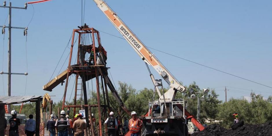 Pilotes obstruyen paso a 4 galerías en mina de Sabinas