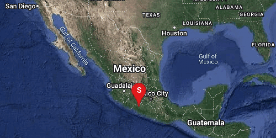 Se reporta sismo de 5.3 en Huetamo, Michoacán.