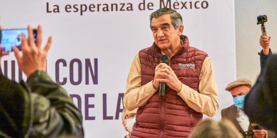 Américo Villarreal busca ser gobernador de Tamaulipas.