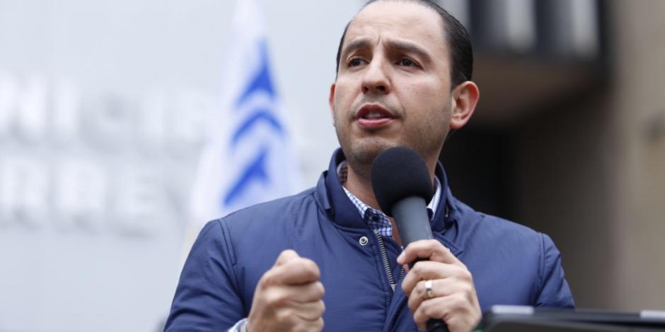 El dirigente nacional del PAN, Marko Cortés, pidió a los senadores que denuncien en caso de ser presionados por votación de las FA.
