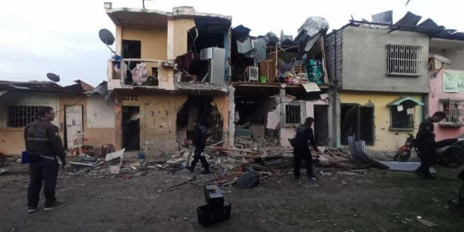 Explosión en Guayaquil, Ecuador, dejó 5 personas muertas y varios heridos, la mañana de este domingo.