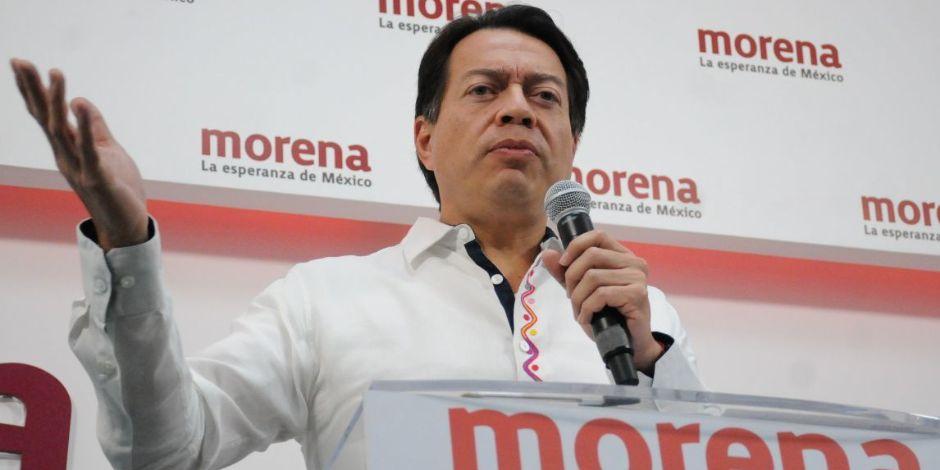 Mario Delgado, dirigente nacional de Morena, señaló que el partido siempre será incluyente y democrático.
