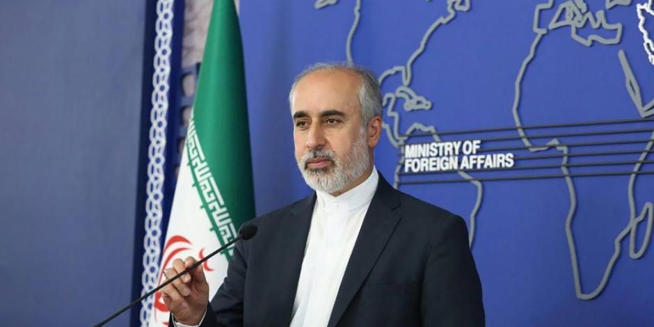 Portavoz del Ministerio de Asuntos Exteriores de Irán, Nasser Kanaani, justificó el ataque contra el escritor Salman Rushdie.