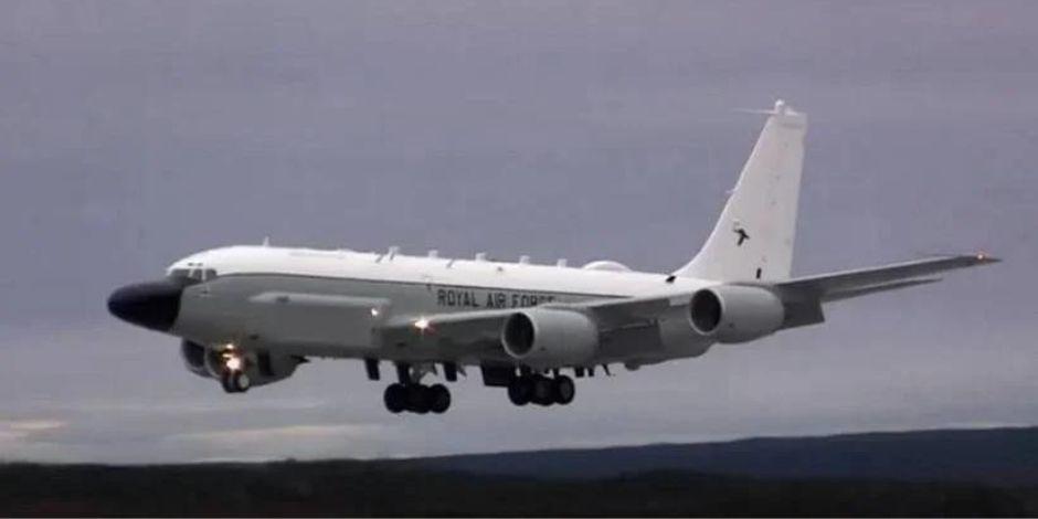Avión británico Boeing RC-135M, parecido al detectado por Rusia.