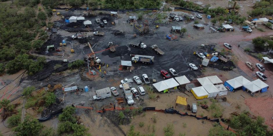Rescate de los 10 obreros atrapados en la mina "El Pinabete" 