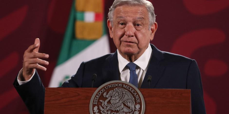 El Presidente López Obrador ofreció conferencia este 27 de marzo del 2023, desde Palacio Nacional, en la Ciudad de México.