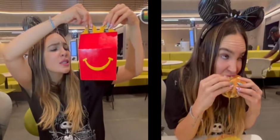 Belinda humilla a España y se burla de su acento mientras come en McDonalds (VIDEO)