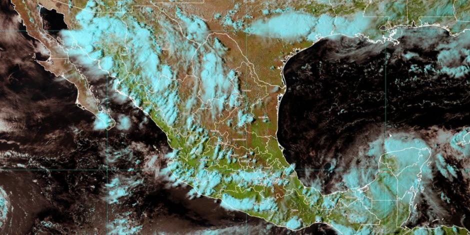 Conagua vigila zona de baja presión en el Golfo de México con probabilidades de desarrollo ciclónico.