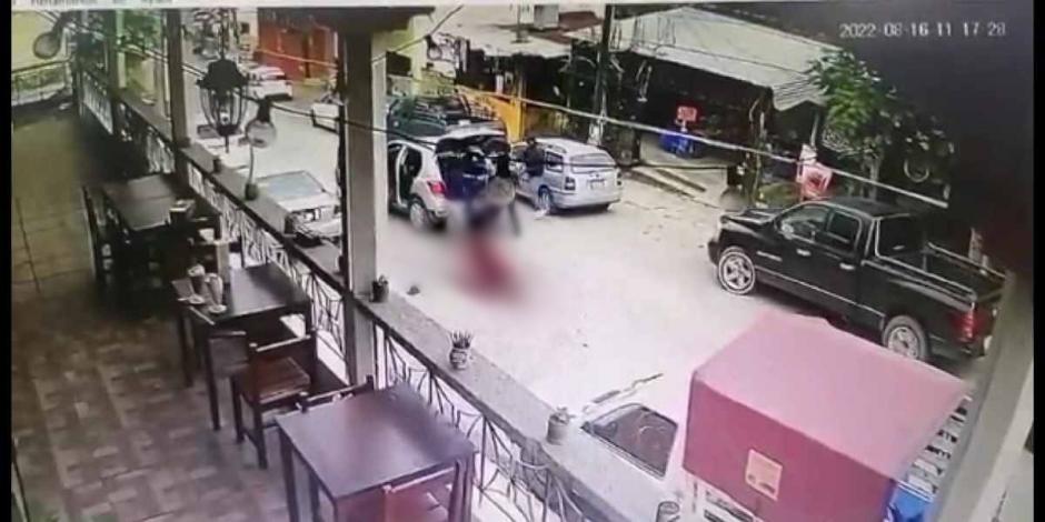 Asesinan a un hombre en calles de Tantoyuca, Veracruz; sicarios se llevan el cadáver