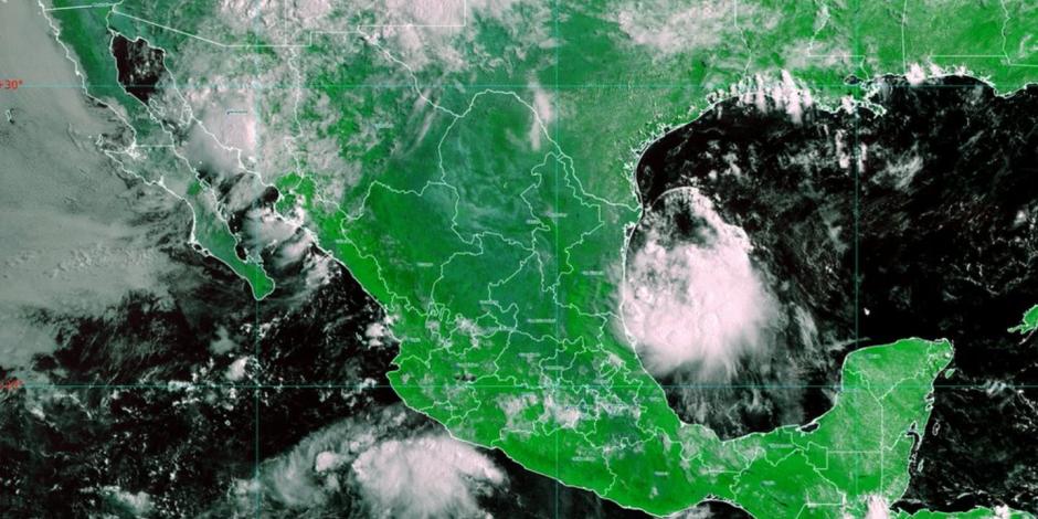 Ciclón Tropical Cuatro avanza hacia Tamaulipas y Conagua espera que toque tierra la noche de este sábado.