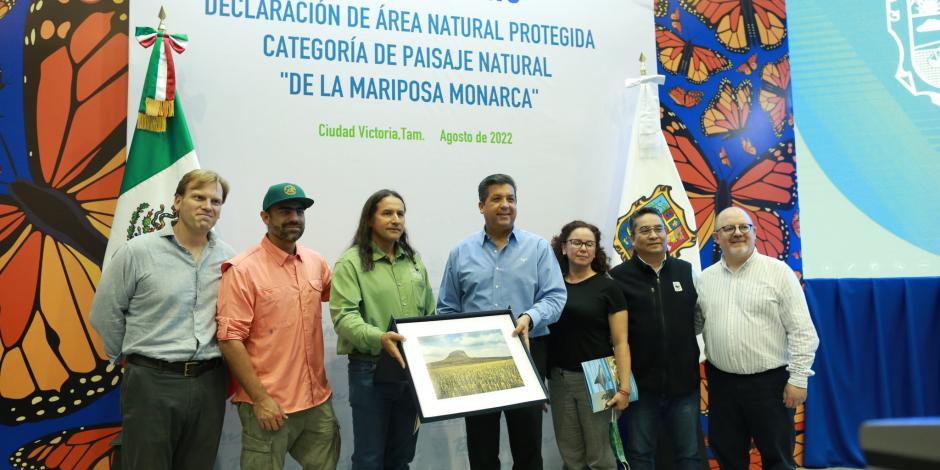 Decretan en Tamaulipas primer Área Natural Protegida para preservar la ruta migratoria de la Mariposa Monarca.