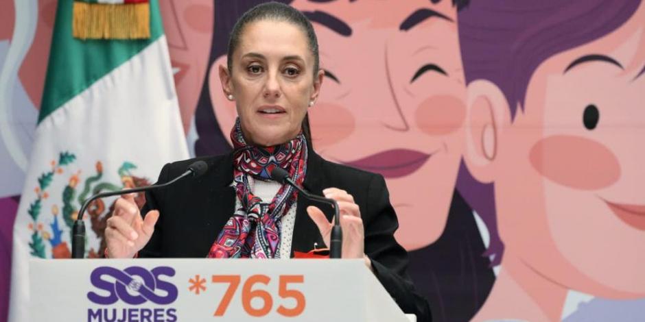 La Jefa de Gobierno de la Ciudad de México, Claudia Sheinbaum, acude a la presentación del Informe de Resultados de la Alerta por Violencia contra las Mujeres
