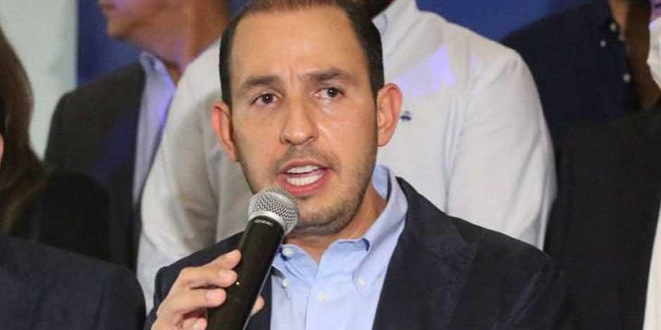 Marko Cortés, del PAN, que urgió al Gobierno federal a respetar el federalismo