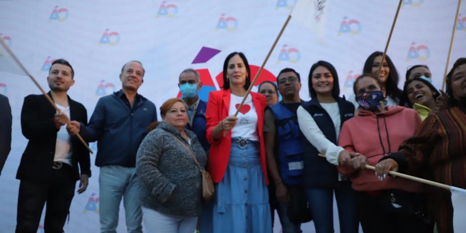 ​Lía Limón dio el banderazo de inicio del "Programa intensivo de Alumbrado Público".
