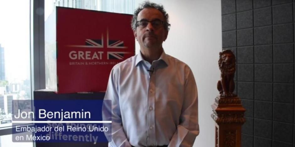 Jonathan Benjamín, embajador del Reino Unido en México.