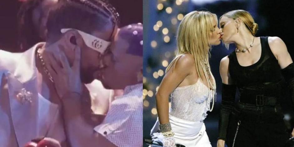 Bad Bunny se besó con su bailarín en los MTV VMAs 2022